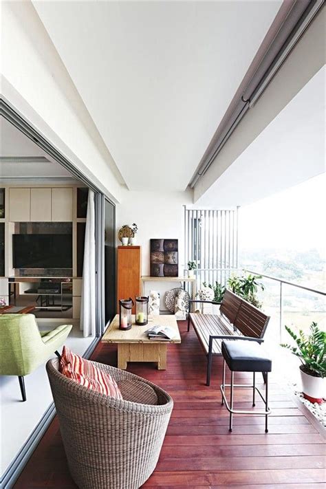 Large Balcony With Comfortable Design Ideas Schöne Häuser Einrichten