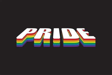 Happy Pride Day Concept For Lgbtq Community Lgbt Pride Typography