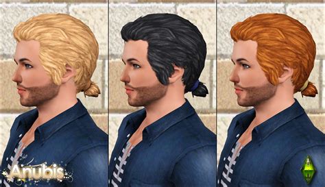 Anubis Sims Stuff The Sims Medieval Male Hairs Set ~ Converted For