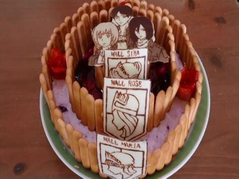 Gigantes) son una raza de humanoides devoradores de humanos, quienes cumplen un papel fundamental para el desarrollo de los eventos de la serie. Shingeki no Kyojin walls' cake. OH MY GOSH, that's ...