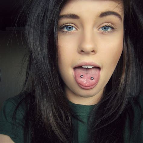 Tongue Piercing For Girl Tattoo Design And Ideas Piercings For
