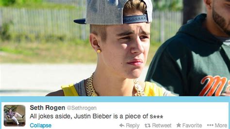 Justin Bieber Celebrity Twitter Reaction Seth Rogen Zach Braff Lady