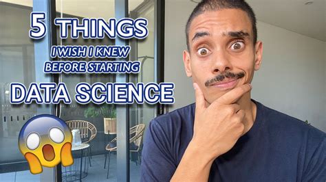 5 Things I Wish I Knew Before Starting Data Science Youtube