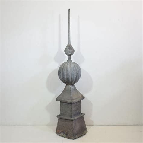 Large 19th Century French Zinc Roof Finial Spire At 1stdibs