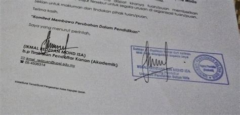 Contoh Surat Pengesahan Guru Besar - Contoh Surat