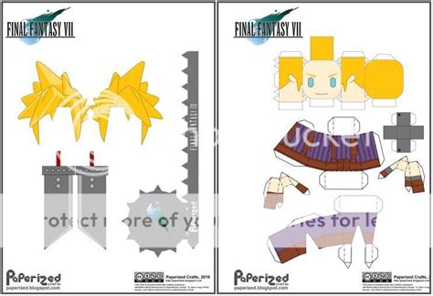 Final Fantasy Bahamut Bust Papercraft Papercraft Para