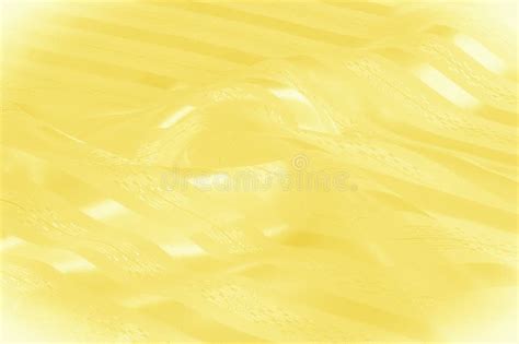 Background Texture Pattern Yellow Silk Fabric With A Light Stripe Yellowish Tissue Smooth