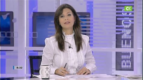 Bellas Presentadoras Canarias Marta Modino Bellisima En Blusa