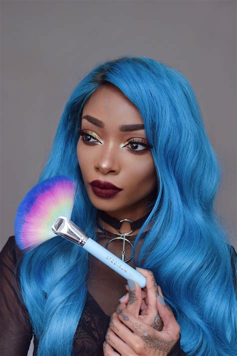 Spectrum Collections — Nyanelebajoa Giving Us Face 😍😍😍 This Blue Haired