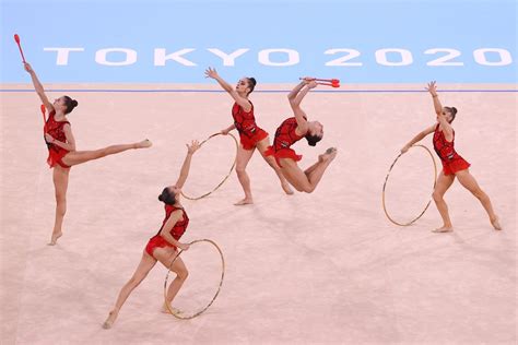 Rhythmic Gymnastics Bulgaria Wins Group Gold To End Russian Streak In