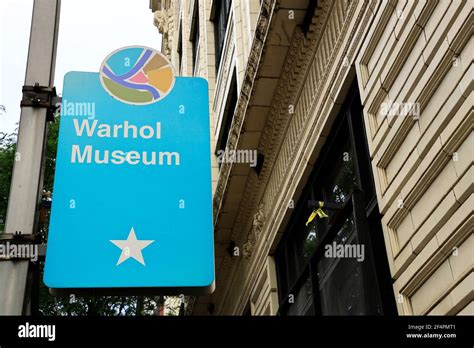 The Sign Board Of The Andy Warhol Museum Outside The Museum Building
