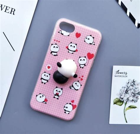 3d Squishy Iphone Case Panda Panda Iphone Case Kawaii Iphone Case