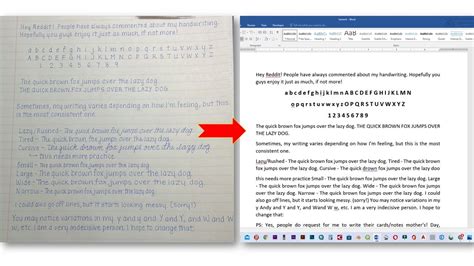 How To Convert Handwriting Image To Text In Microsoft Word Tutorial