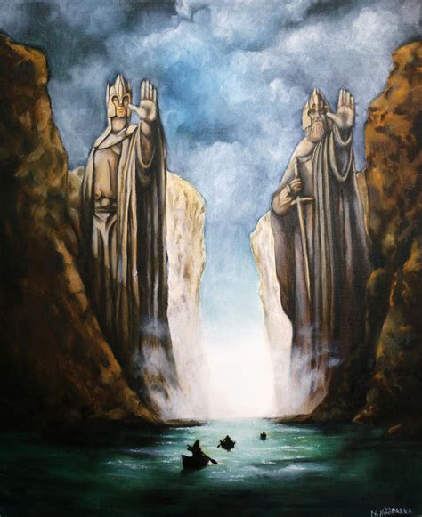 The Lord Of The Rings Argonath By Maatukka On Deviantart