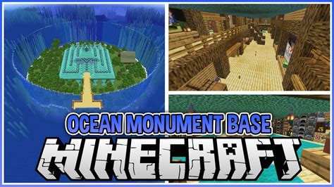 Turning A Minecraft Ocean Monument Into A Base The World Hour