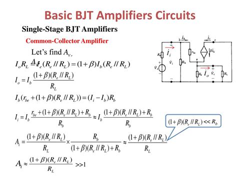 Ppt Lecture No 2 To 5 The Basic Bjt Amplifier Configurations