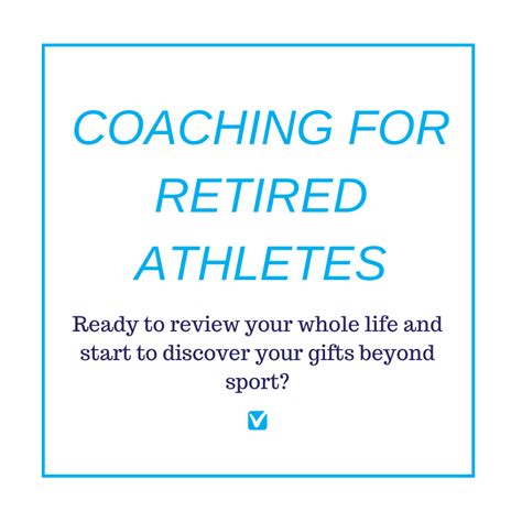 Coaching For Retired Athletes