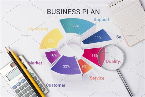 Business Plan Graph High Quality Business Images Creative Market