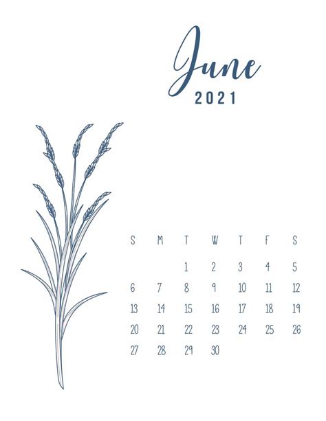 Free Printable June 2021 Calendars 100s Of Styles All Free