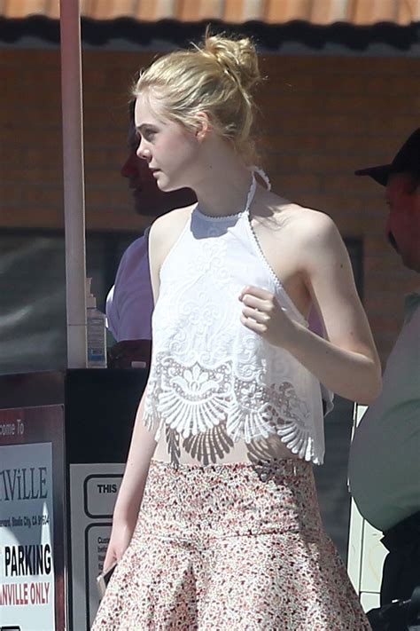 Elle Fanning Out And About In Los Angeles Hawtcelebs
