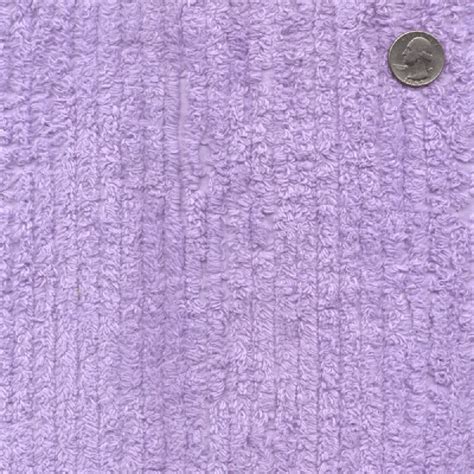 56 10oz Lilac Cotton Chenille Fabric 13 Yards Wholesale