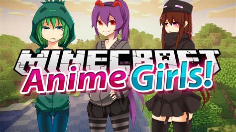 Minecraft Mod Showcase Anime Girls Mod 1710 Youtube