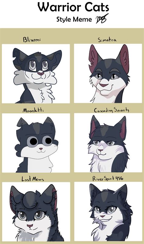 Warrior Cats Style Challenge By Drawingwolf17 On Deviantart