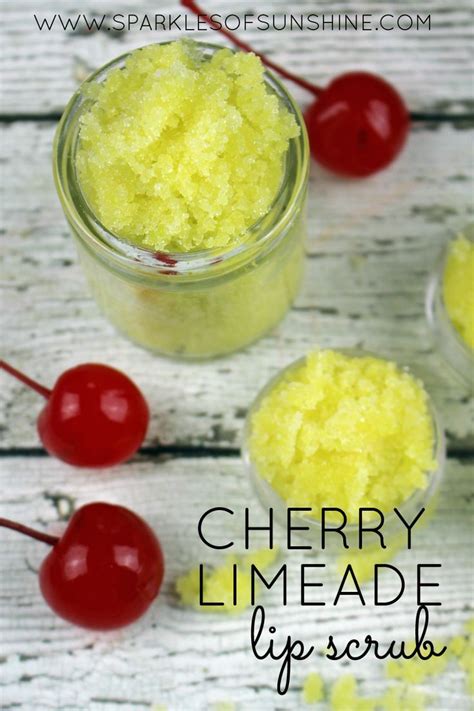 Cherry Limeade Lip Scrub Sugar Scrub Recipe Sugar Scrub Diy Scrubs