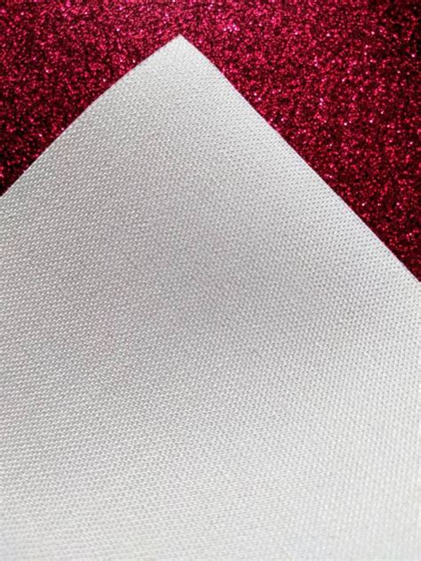 Hot Pink Glitter Embroidery Vinyl 9x12 Sheet Canvas Etsy