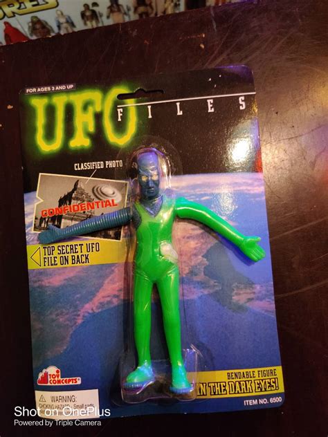 7 Ufo Files Number 6500 Green Action Figure Mint In Box Movin On