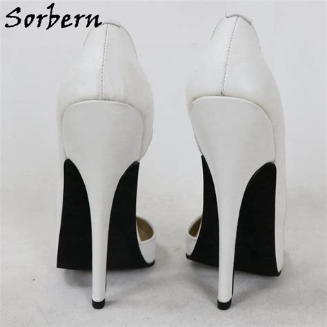 sorbern sexy women pumps 16cm high heel stilettos pointed toe