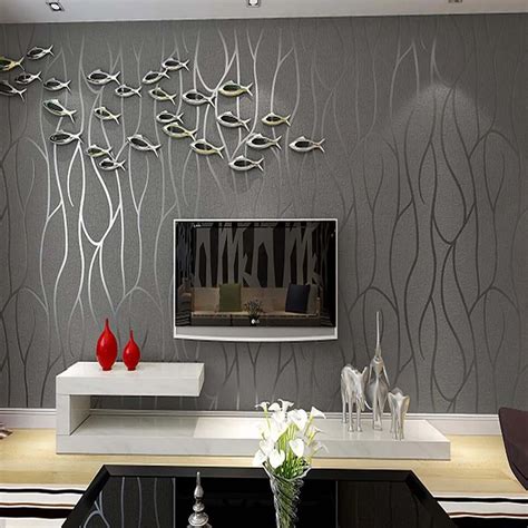 Silver Grey Wallpaper For Living Room Homebase Wallpaper