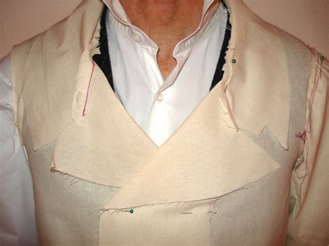 fashioning beau brummell collar pattern fitting part