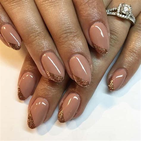 Elegant Rose Gold Nail Designs That You Should Try Gold Nails Prom My