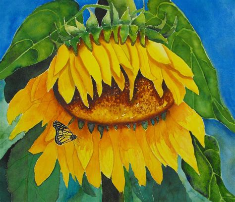 Sunflower Summers 4 Painting By Zola Jean Sherwood Pixels
