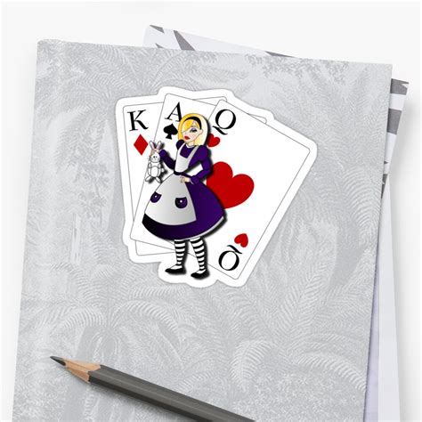 Twisted Tales Alice In Wonderland Stickers By Lauren Eldridge