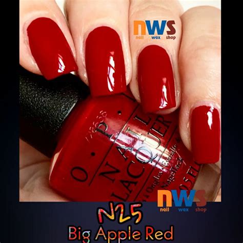 kutek opi nail polish opi big apple red opi n25 opi lacquer shopee indonesia
