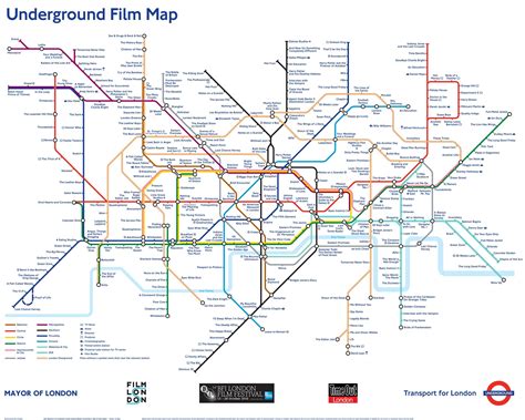 The Underground Film Map Is A Unique Reinterpretation Of The Famous