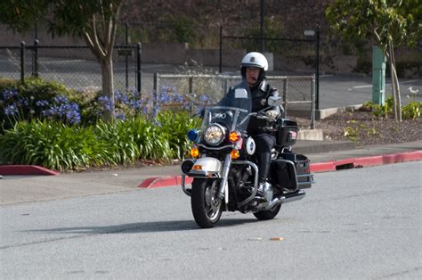 Sfpd Bike Red Parade A San Francisco Police Officer