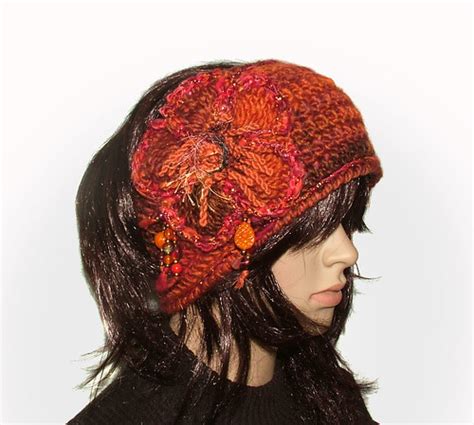 Burnt Orange Crochet Headband 4 Renate Kirkpatrick Flickr