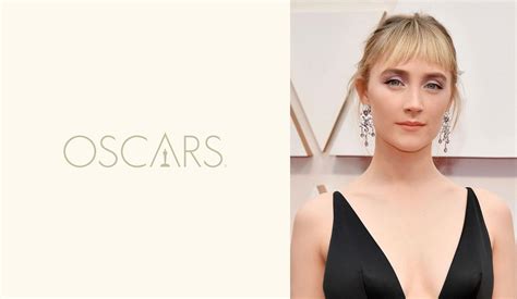 Virtue 2020 Academy Awards Saoirse Ronans Swept Back Updo With Baby