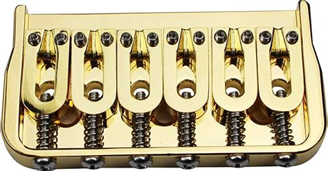 Hipshot Fixed Guitar Bridge With Brass 6 Saddles A Style