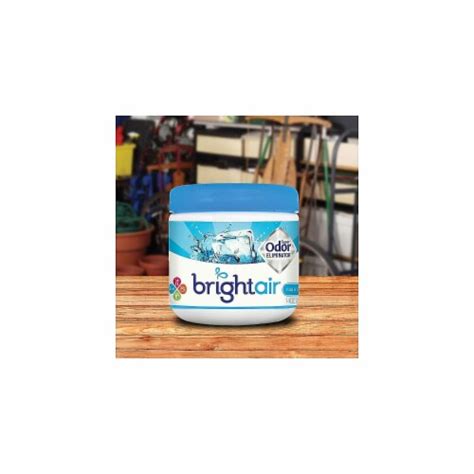 Bright Air Super Odor Eliminator Cool And Clean Blue 14 Oz Jar