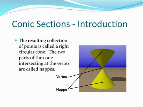 Ppt Conic Sections Powerpoint Presentation Free Download Id6013670
