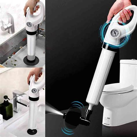 High Air Pressure Drain Cleaning Tool For Toilet And Kitchen