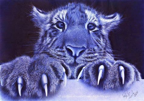 Love story wedding vector illustration a new stage of love cute. Tiger blue pen drawing by 22Zitty22 on DeviantArt