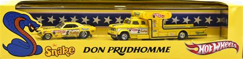 Don Prudhomme The Snake Funny Car And Truck Hauler Set Model