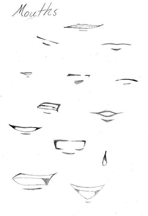 Here, i show how to draw an anime boy. manga mouths | Anime/manga Mouths by brp393 | Manga mouth ...