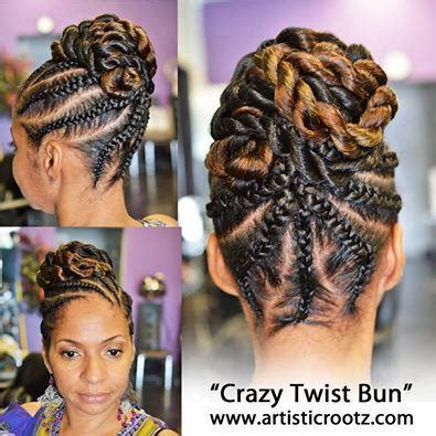 When you have healthy hair that you worked 16. Need A Cute Protective Style? - 18 Flat Twist Updo Styles ...