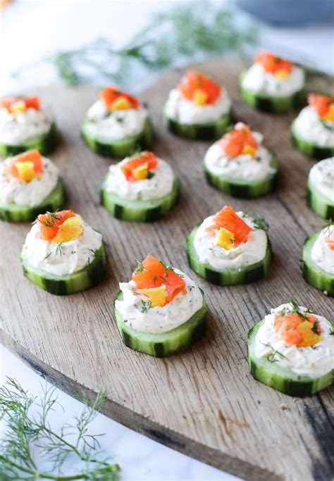 Smoked Salmon And Cream Cheese Cucumber Bites Simple Yet Fancy